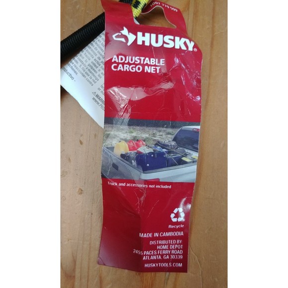 HUSKY Cargo Net Adjustable hooks - Black & Yellow - Picture 5 of 7